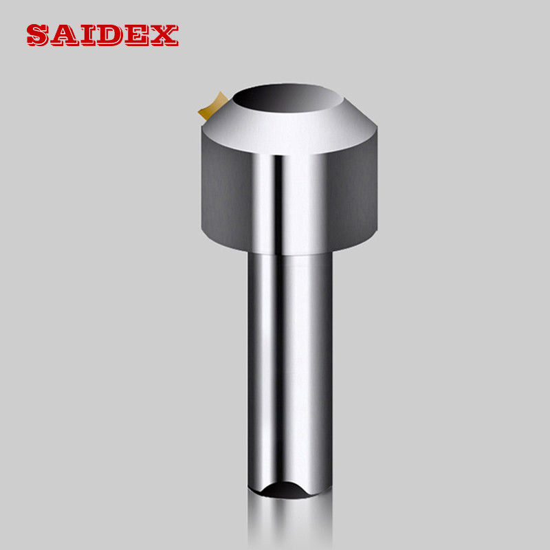 Pasokan Pabrik Kualitas Tinggi Akrilik Mesin Pemangkas Khusus Cnc Tunggal Kristal Berlian Chamfering Alat Penggilingan Untuk Akrilik/PS