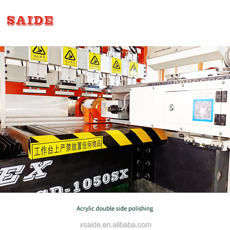 1000mm Ukuran Kecil Acrylic Double Side Edge Polishing Machine Made in China SAIDE Diamond Polisher Untuk PMMA/PS/Light guide plate