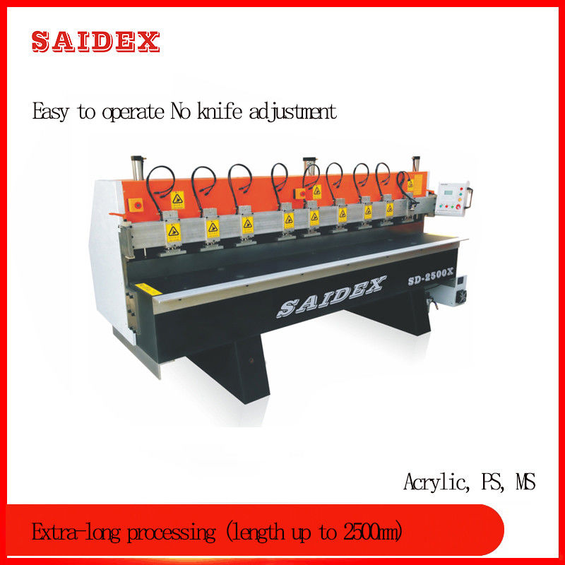 Pabrik kustom Sd-2500X Kecepatan Tinggi Bevel PMMA/PS Horizontal Akrilik Diamond Edge Polishing Machine