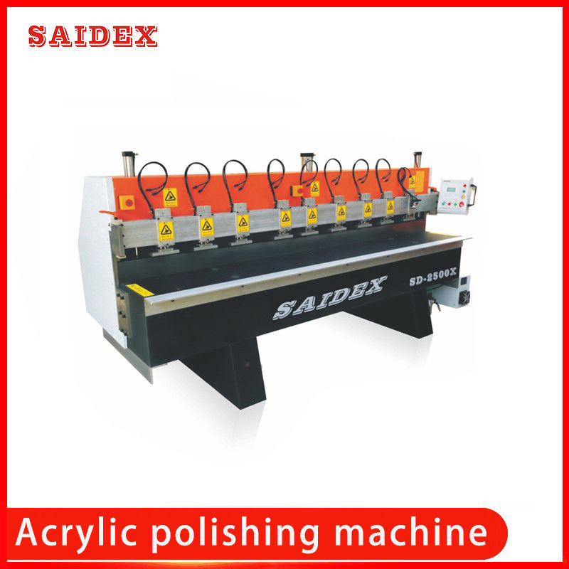 Pabrik kustom Sd-2500X Kecepatan Tinggi Bevel PMMA/PS Horizontal Akrilik Diamond Edge Polishing Machine