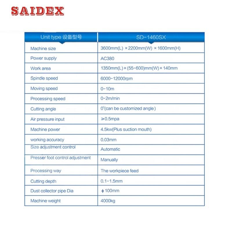 Penjual Panas 2022 SD-1460SX Mesin Pemoles Tepi Otomatis Dua Sisi Kecepatan Tinggi Mesin Pemoles Bangku Akrilik Berlian Mesin Pemoles
