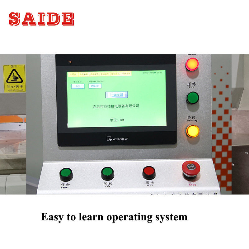 220V presisi tinggi SD-1850 Acrylic Plate Saw Machine Otomatis Plastik PM PS Cahaya Panduan Plat Mesin Pemotong