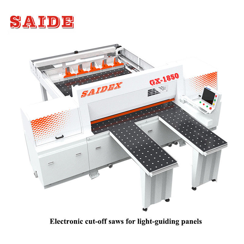 220V presisi tinggi SD-1850 Acrylic Plate Saw Machine Otomatis Plastik PM PS Cahaya Panduan Plat Mesin Pemotong