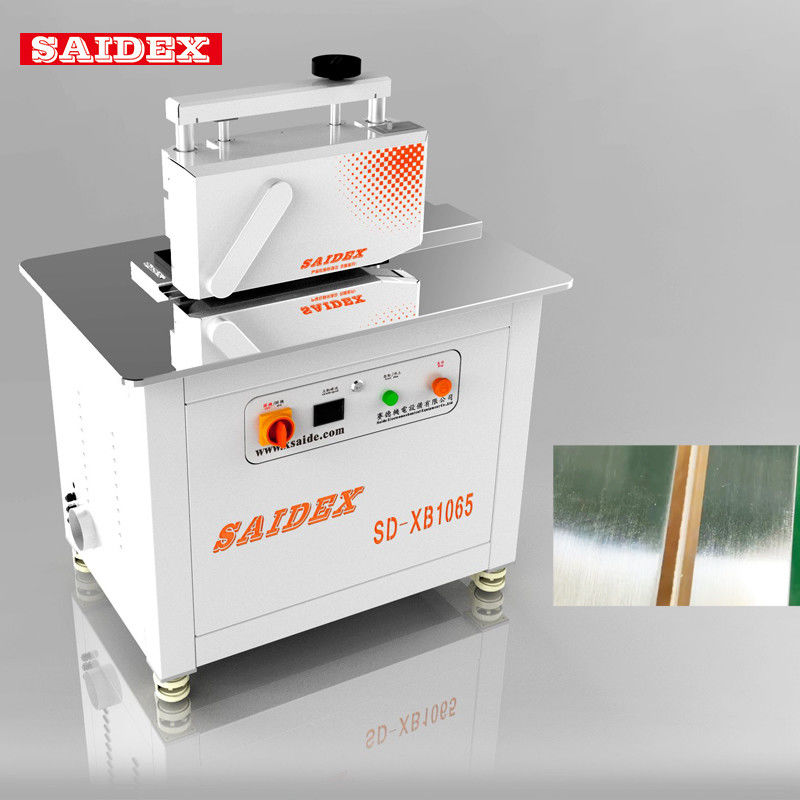 Mesin Pemoles dan Pemangkas Sudut Bulat Akrilik R3 / R4 / R5 220V 50HZ/60HZ Pisau yang Dapat Diganti Mesin Chamfering Tepi Miring 45 Derajat