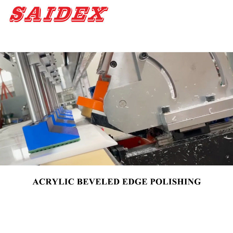High Precision CE Certification Acrylic Edge Polisher 45 Degree Beveled Edge Automatic Polishing Machine (Mesin Polishing Otomatis Berujung 45 derajat)