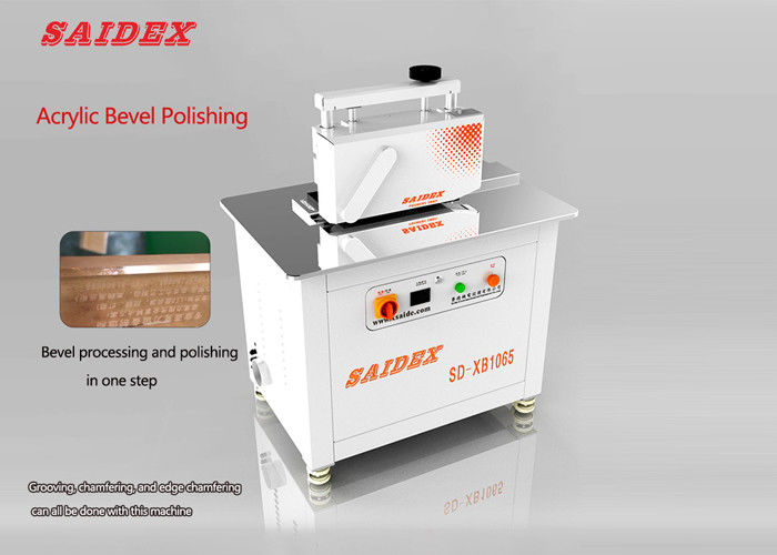 Acrylic Edge Polisher Miter 45 derajat Bevel Mode Pengolahan Makanan Otomatis Tegangan 220v