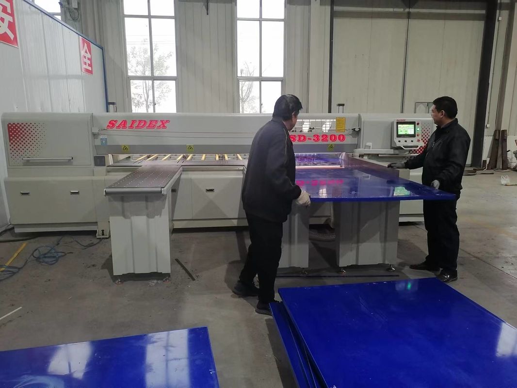 305-455mm Main Saw Blade Diameter Mesin Pemotong Papan Akrilik 11kw Motor Saw
