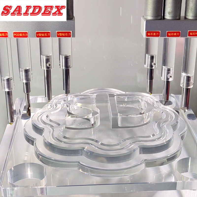 Alat pemotong penggilingan CNC praktis Alat pemotong CNC akrilik industri Untuk pemotongan kecepatan tinggi akrilik