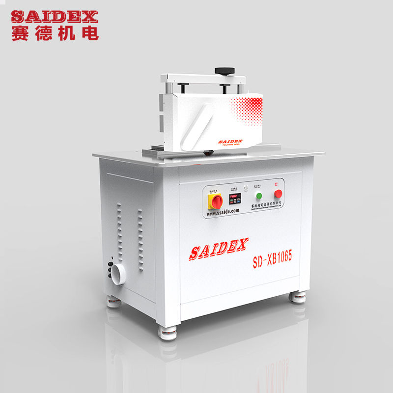 220V 50HZ/60HZ Akrilik R3 / R4 / R5 Mesin Penggilap dan Pemotong Sudut Bundar Pisau Bergantian 45 Gelar Mesin Chamfering Akrilik