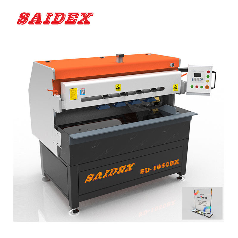 Mesin Pemoles Tepi Lurus Akrilik AC220V 2.5kW 0-60 Derajat Pemoles Tepi Miring