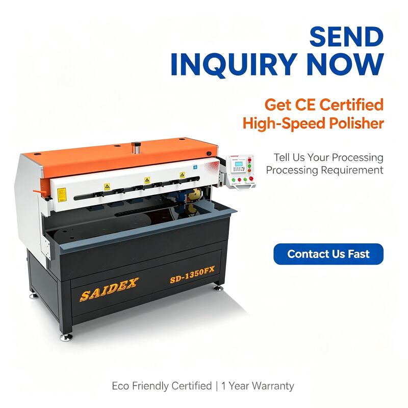 Kecepatan tinggi 0-2m/min 3.5kw Power Acrylic PMMA Polishing Machine dengan area kerja 1350mm