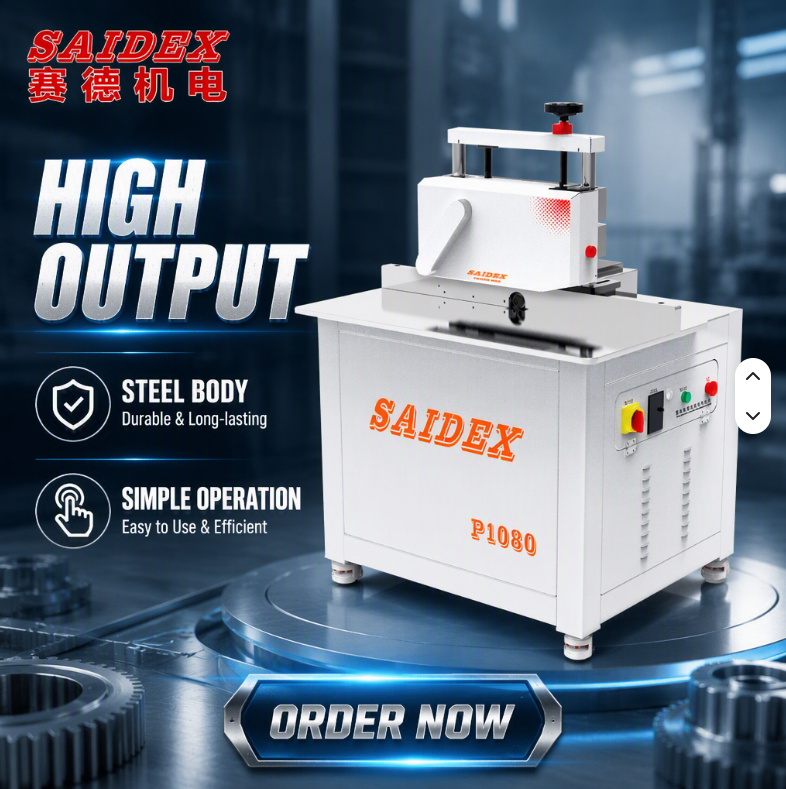 Saide China Pabrik Pasokan Mesin Beveling Dapat Memotong Akrilik R-angle Chamfering Mesin Untuk PMMA / PS / MS / PC