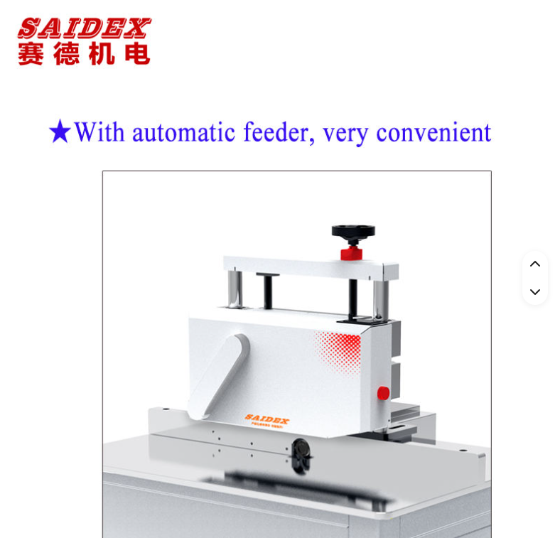 Saide China Pabrik Pasokan Mesin Beveling Dapat Memotong Akrilik R-angle Chamfering Mesin Untuk PMMA / PS / MS / PC