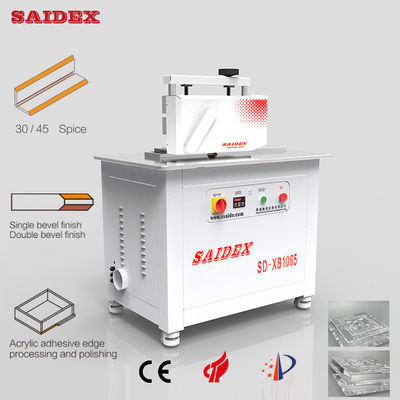 2.5kw 10A Mesin Pemotong Akrilik Listrik Panjang 1000mm 250kg Kecil 45 Degree Beveling Bundar Edge Polishing Machine