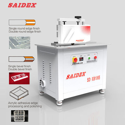 China Saide Brand Automatic Feeding 2.5kW Acrylic Polishing Machine Untuk Smooth And Precise Finishing PMMA Rounded Edge Polisher R3 Rounded Corner Acrylic Chamfering Machine