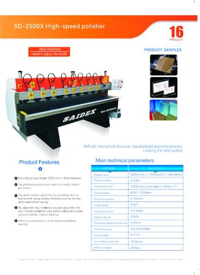 Produsen Mesin Pemolesan Non-Api Produsen Mesin Dongguan Tipe Baru Mesin Pemolesan Berlian Listrik Horizontal Untuk Plexiglas